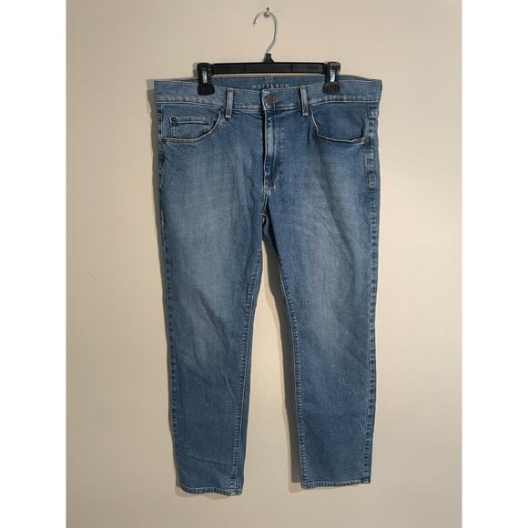 Mott And Bow Jeans Men 34X30 Blue Slim Fit Denim Cotton Stretch Classic City - Picture 1 of 10